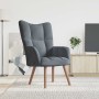 Sillón de relax de terciopelo gris oscuro en Sillones | Comprar online en Foru.es