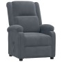 Sillón reclinable de terciopelo gris oscuro de , Sillones - Ref: Foro24-342400, Precio: 184,27 €, Descuento: %