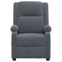 Sillón reclinable de terciopelo gris oscuro de , Sillones - Ref: Foro24-342400, Precio: 184,27 €, Descuento: %