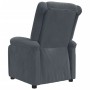 Sillón reclinable de terciopelo gris oscuro de , Sillones - Ref: Foro24-342400, Precio: 184,27 €, Descuento: %