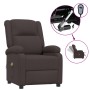 Sillón de masaje eléctrico tela marrón oscuro de , Sillones de masaje eléctricos - Ref: Foro24-3098363, Precio: 298,59 €, Des...