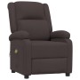 Sillón de masaje eléctrico tela marrón oscuro de , Sillones de masaje eléctricos - Ref: Foro24-3098363, Precio: 298,59 €, Des...