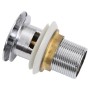 Desagüe de empuje función desbordamiento cromado 6,4x6,4x9,1 cm de , Grifos - Ref: Foro24-149055, Precio: 14,28 €, Descuento: %