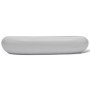Lavabo de baño ovalado con grifo mezclador cerámica blanco de , Lavabos - Ref: Foro24-275496, Precio: 119,75 €, Descuento: %
