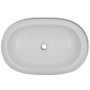 Lavabo de baño ovalado con grifo mezclador cerámica blanco de , Lavabos - Ref: Foro24-275496, Precio: 119,75 €, Descuento: %