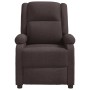 Sillón reclinable de tela marrón oscuro de , Sillones - Ref: Foro24-342423, Precio: 266,97 €, Descuento: -5%%