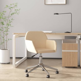 Silla de oficina giratoria tela color crema de , Sillas de oficina - Ref: Foro24-344725, Precio: 82,58 €, Descuento: %