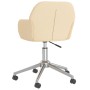 Silla de oficina giratoria tela color crema de , Sillas de oficina - Ref: Foro24-344725, Precio: 82,58 €, Descuento: %