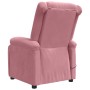 Sillón de masaje de terciopelo rosa de , Sillones de masaje eléctricos - Ref: Foro24-342414, Precio: 221,94 €, Descuento: -5%%
