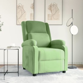 Sillón reclinable de terciopelo verde claro de , Sillones - Ref: Foro24-342402, Precio: 184,27 €, Descuento: %