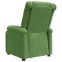 Sillón reclinable de terciopelo verde claro de , Sillones - Ref: Foro24-342402, Precio: 184,27 €, Descuento: %