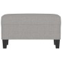 Banco de tela gris claro 70x35x41 cm de , Bancos - Ref: Foro24-349431, Precio: 50,26 €, Descuento: %