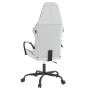 Silla gaming de masaje cuero sintético blanco y negro de , Sillones para videojuegos - Ref: Foro24-345543, Precio: 106,75 €, ...
