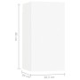 Set de mueble para TV de 8 piezas madera contrachapada blanco de , Muebles TV - Ref: Foro24-3078704, Precio: 254,51 €, Descue...