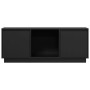 Mueble para TV de madera maciza de pino negro 110,5x35x44 cm | Foro24.es | Tu tienda online para hogar, jardín y más Foro24.es