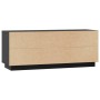 Mueble para TV de madera maciza de pino negro 110,5x35x44 cm | Foro24.es | Tu tienda online para hogar, jardín y más Foro24.es