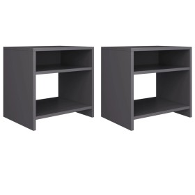 Comprar Mesitas de noche 2 uds madera