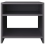 Mesitas de noche 2 uds madera contrachapada gris 40x30x40 cm | Foro24.es | Tu tienda online para hogar, jardín y más Foro24.es