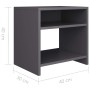 Mesitas de noche 2 uds madera contrachapada gris 40x30x40 cm | Foro24.es | Tu tienda online para hogar, jardín y más Foro24.es