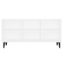 Mueble de TV con patas de metal blanco 103,5x30x50 cm | Foro24.es | Tu tienda online para hogar, jardín y más Foro24.es