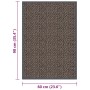 Felpudo de nudo marrón oscuro 60x90 cm de , Felpudos - Ref: Foro24-326937, Precio: 25,87 €, Descuento: %