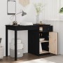 Escritorio de madera maciza de pino negro 100x50x75 cm de , Escritorios - Ref: Foro24-814633, Precio: 121,57 €, Descuento: -5%%