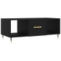Mesa de centro madera contrachapada negro 102x50x40 cm de , Mesas de centro - Ref: Foro24-829277, Precio: 69,88 €, Descuento: %
