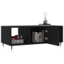 Mesa de centro madera contrachapada negro 102x50x40 cm de , Mesas de centro - Ref: Foro24-829277, Precio: 69,88 €, Descuento: %