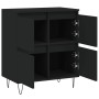 Aparador de madera contrachapada negro 60x35x70 cm de , Aparadores - Ref: Foro24-831213, Precio: 67,99 €, Descuento: %
