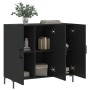 Aparador de madera de ingeniería negro 90x34x80 cm | Foro24.es | Tu tienda online para hogar, jardín y más Foro24.es