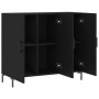 Aparador de madera de ingeniería negro 90x34x80 cm | Foro24.es | Tu tienda online para hogar, jardín y más Foro24.es