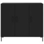 Aparador de madera de ingeniería negro 90x34x80 cm | Foro24.es | Tu tienda online para hogar, jardín y más Foro24.es