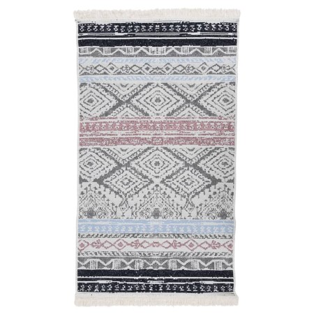 Alfombra de algodón rosa y aguamarina 120x180 cm de , Alfombras - Ref: Foro24-340102, Precio: 32,48 €, Descuento: -5%%