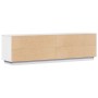 Mueble de TV madera maciza de pino blanco 156x37x45 cm de , Muebles TV - Ref: Foro24-814395, Precio: 143,12 €, Descuento: %