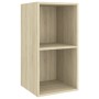 Mueble de pared para TV madera contrachapada roble 37x37x72 cm de , Muebles TV - Ref: Foro24-805474, Precio: 37,49 €, Descuen...