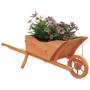 Jardinera con forma de carretilla madera de abeto 128x45,5x43cm de , Carretillas - Ref: Foro24-364229, Precio: 53,85 €, Descu...