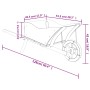Jardinera con forma de carretilla madera de abeto 128x45,5x43cm de , Carretillas - Ref: Foro24-364229, Precio: 53,85 €, Descu...