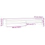 Soporte para monitor madera maciza de pino 100x27x15 cm de , Bases y elevadores para ordenadores - Ref: Foro24-814024, Precio...