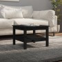Mesa de centro de madera maciza de pino negro 55x55x40 cm de , Mesas de centro - Ref: Foro24-814273, Precio: 64,89 €, Descuen...