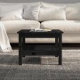 Mesa de centro de madera maciza de pino negro 55x55x40 cm de , Mesas de centro - Ref: Foro24-814273, Precio: 64,89 €, Descuen...