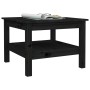 Mesa de centro de madera maciza de pino negro 55x55x40 cm de , Mesas de centro - Ref: Foro24-814273, Precio: 64,89 €, Descuen...