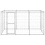 Perrera de exterior de acero galvanizado 7,26 m² de vidaXL, Casetas y cercados para perros - Ref: Foro24-3082308, Precio: 355...