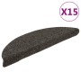 Alfombrillas autoadhesivas escalera 15 uds antracita 56x17x3 cm de , Alfombrillas para escalones - Ref: Foro24-322352, Precio...