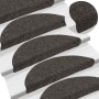 Alfombrillas autoadhesivas escalera 15 uds antracita 56x17x3 cm de , Alfombrillas para escalones - Ref: Foro24-322352, Precio...