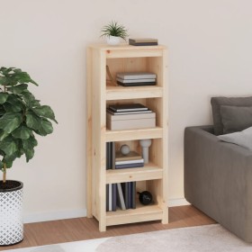 Estantería madera maciza de pino 50 x 35 x 125,5 cm de , Librerías y estanterías - Ref: Foro24-821709, Precio: 98,83 €, Descu...