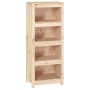 Estantería madera maciza de pino 50 x 35 x 125,5 cm de , Librerías y estanterías - Ref: Foro24-821709, Precio: 98,83 €, Descu...