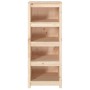 Estantería madera maciza de pino 50 x 35 x 125,5 cm de , Librerías y estanterías - Ref: Foro24-821709, Precio: 98,83 €, Descu...