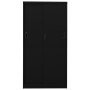 Armario de oficina con puerta corredera acero negro 90x40x180cm de , Taquillas y armarios de almacenamiento - Ref: Foro24-335...