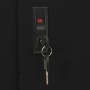 Armario de oficina con puerta corredera acero negro 90x40x180cm de , Taquillas y armarios de almacenamiento - Ref: Foro24-335...