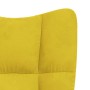 Sillón de relax de terciopelo amarillo mostaza en Sillones | Comprar online en Foru.es